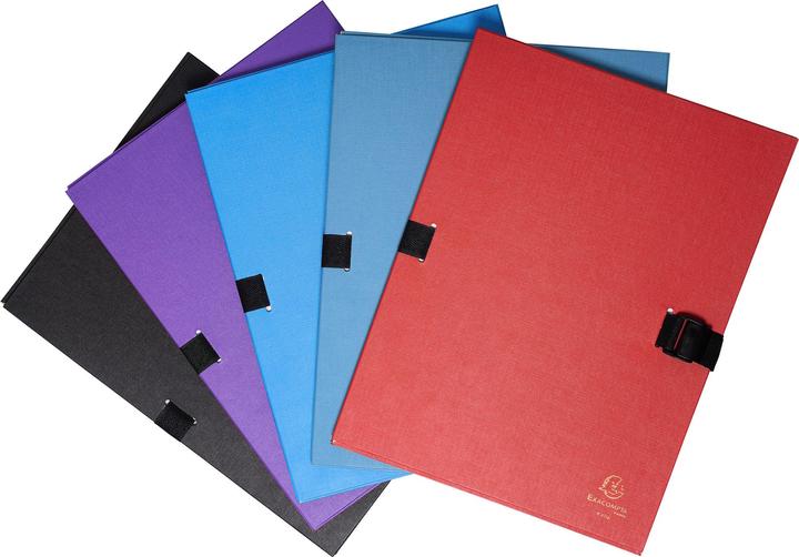 Actual product image Exacompta Folders with stretchable spine (A4, 250 x)