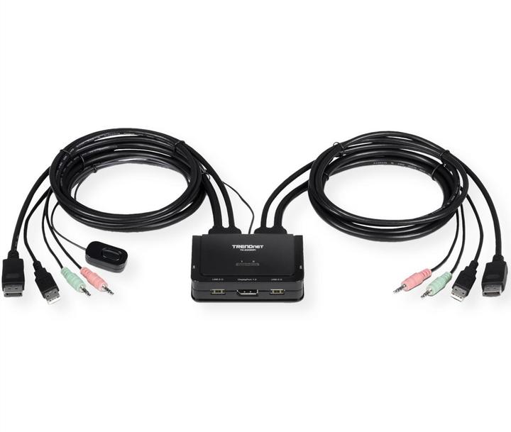 Actual product image Trendnet TK-220DPI Keyboard/Video/Mouse (KVM) Switch Black