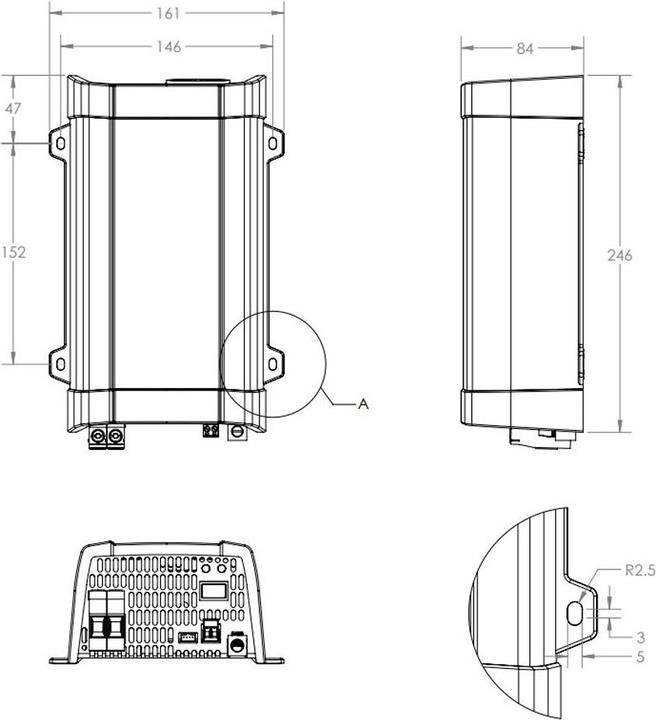 Immagine prodotto Victron Energy Victron Phoenix Inverter 24/250 230V VE.Direct mit IEC-Stecker