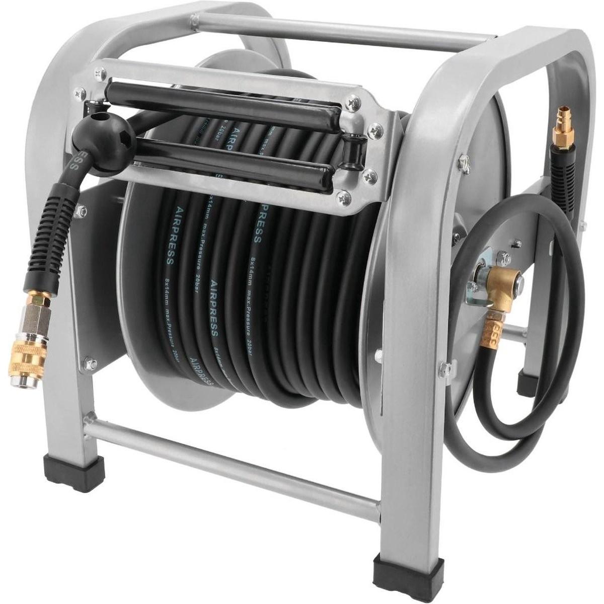 Airpress, Utensile ad aria compressa, Luchtslanghaspel Vloermodel 30m - Zelf oprollend