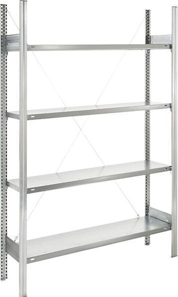 Actual product image eurokraft pro Shelf plug-in rack, galvanized