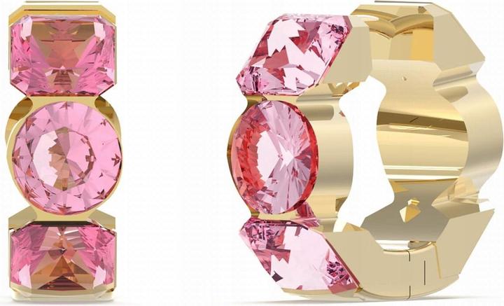 Guess Crazy Earrings timeless gold-plated earrings JUBE03305JWYGRST/U