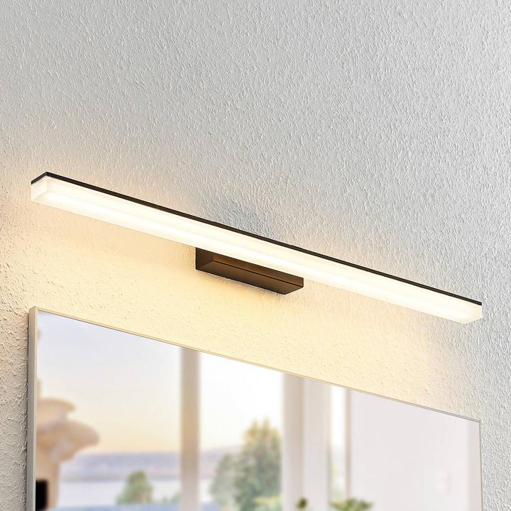 Actual product image Lucande Lisana LED wall light, IP44, 75 cm (1030 lm)