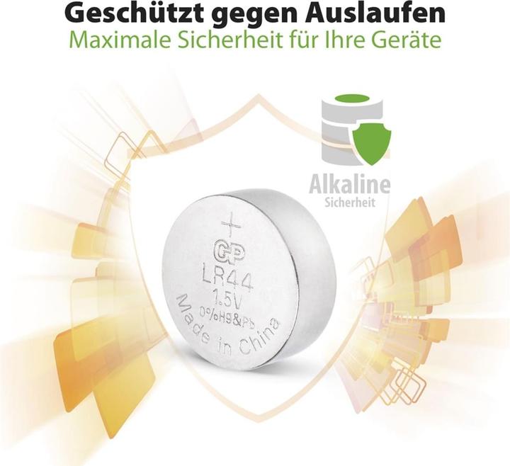 Produktbild GP Batteries Alkaline (10 Stk., LR44, 105 mAh)