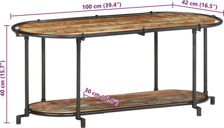 Produktbild vidaXL TV-Regal (42 x 40 x 40 cm)