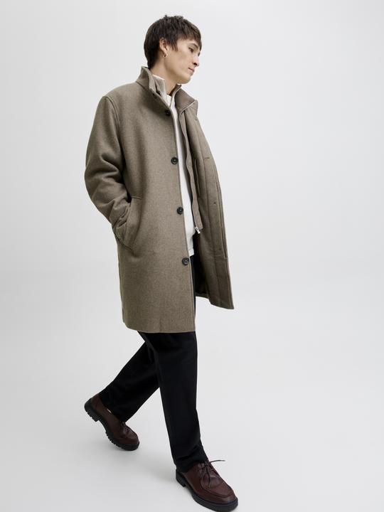 Actual product image Jack & Jones Jprcckeith Wool Blend Stancollar Coat Sn