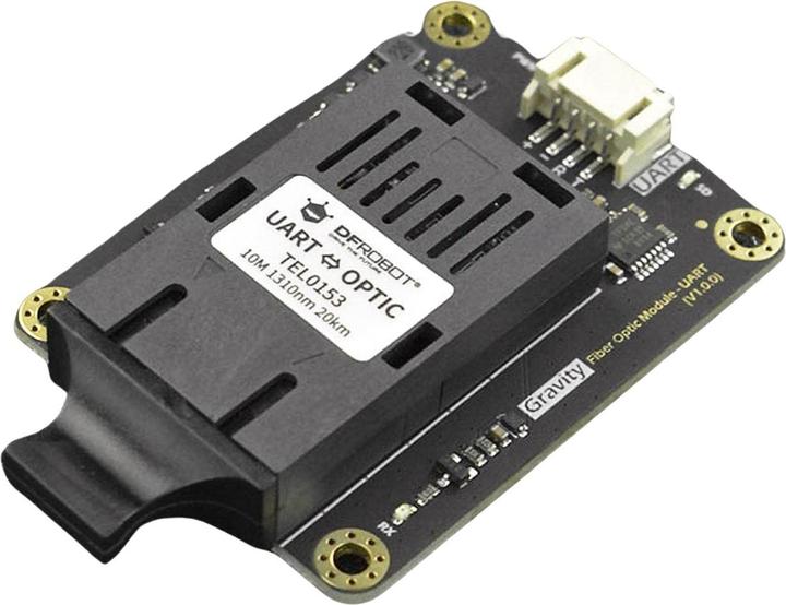 Actual product image DFRobot Gravity UART fibre optic transceiver module