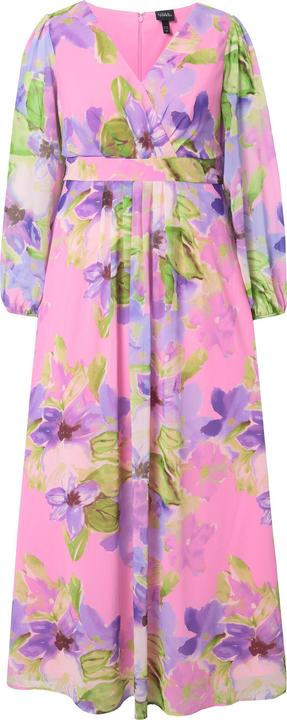 Produktbild Ulla Popken Abendkleid, doppellagig, V-Ausschnitt, Langarm (54)