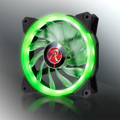 Produktbild Raijintek Iris 12 Rainbow A-RGB LED-Lüfter, 3er Set inkl. Controller (120 mm, 3 x)