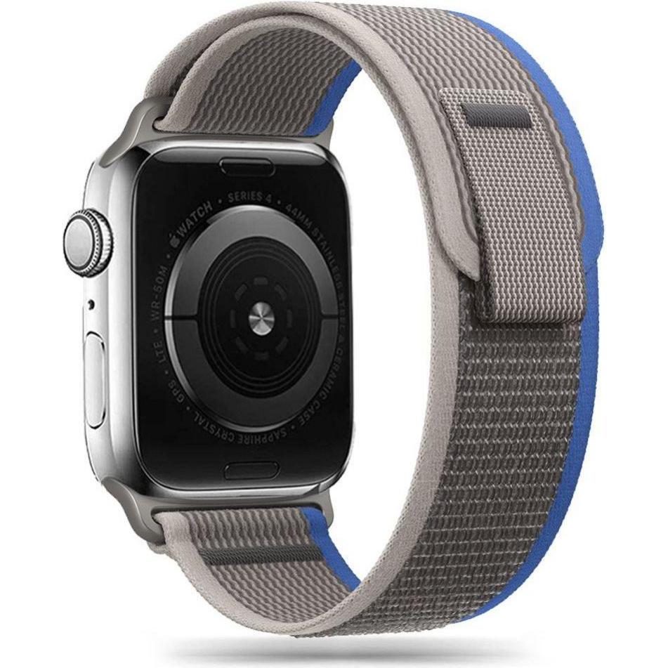 Tech-Protect .pl Nylonband Smartwatch-Armband für Apple Watch 4, Uhrenarmband, Grau