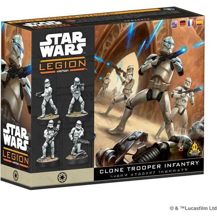 Atomic Mass Games Star Wars Legion - Clone Trooper Infantry (Klontruppen-Infanterie) DE/EN/ES/FR