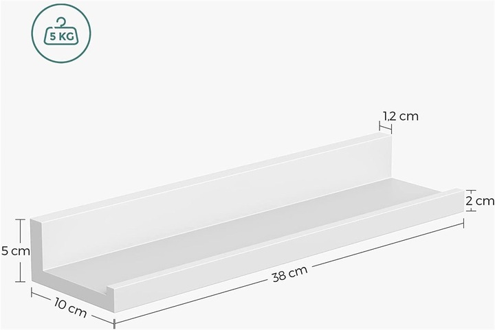 Immagine prodotto Songmics Wally X (38 x 10 x 5 cm)
