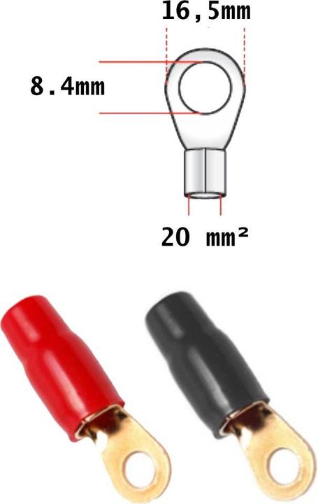 Produktbild ACV Car HiFi Ringkabelschuh 4er Set 20 mm² 8.40 mm