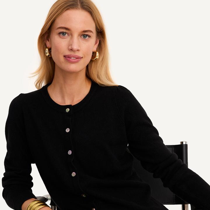 Immagine prodotto Anne Weyburn Angenehm weiche Strickjacke mit Rundhalsausschnitt (S)