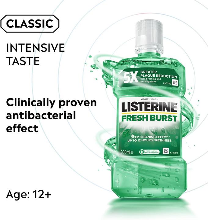 Immagine prodotto Listerine Freshburst (500 ml, Collutorio)