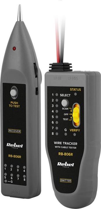 Actual product image Rebel Tester linii telefonicznych szukacz par przewodów RB-806R