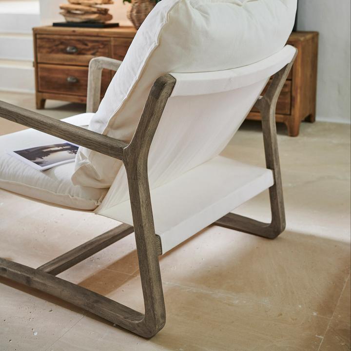 Produktbild Loberon Sessel Jowna creme/braun