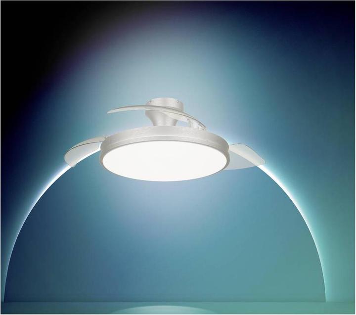 Image du produit Philips Ventilateur de Plafond Atlas avec Pales Rétractables et Éclairage LED (50 dB)
