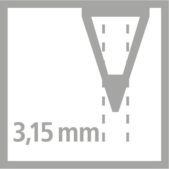 Immagine prodotto STABILO Matita triangolare ergonomica per mancini - EASYgraph in rosa - confezione da 6 - livello di durezza (3.15 mm, HB, 1 x)