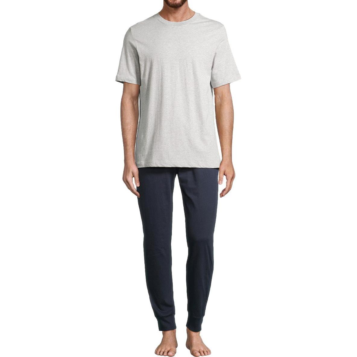 Schiesser, Herren, Pyjama, Night & Home Schlafanzug, Mehrfarbig, (56)