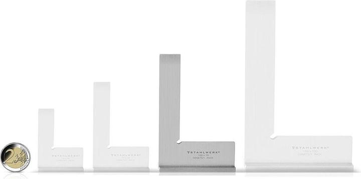 Actual product image Stahlwerk Stop bracket 90° 100 x 70 mm DIN 875/1 made of stainless steel