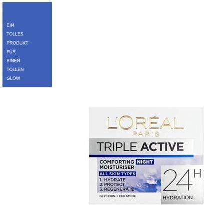 Immagine prodotto L'Oréal Paris L'Oreal Paris Crema Notte Tripla Attiva 50ml (50 ml, Crema notte)