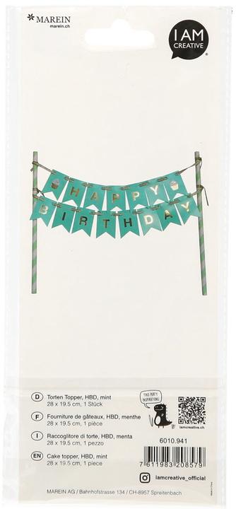Actual product image I Am Creative Cake Topper