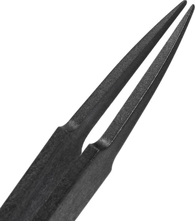 Actual product image PowerGuard ESD plastic precision tweezers rounded flat
