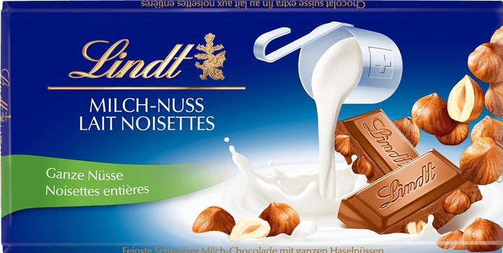 Lindt Tafelschokolade Milch Nuss (100 g)