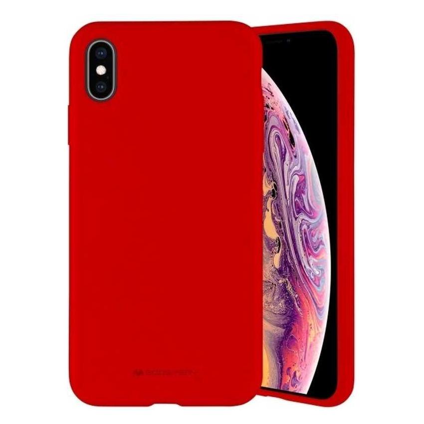 Mercury Silicone iPhone 14 Plus 6,7 czerwonyred (Apple iPhone 14 Plus), Smartphone Hülle, Rot