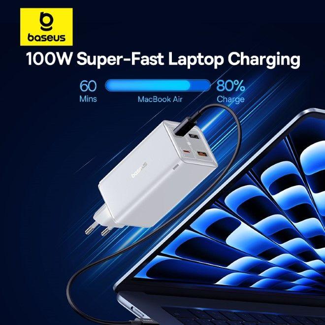 Image du produit Baseus GaN6 Pro Fast Wall Charger (100 W)