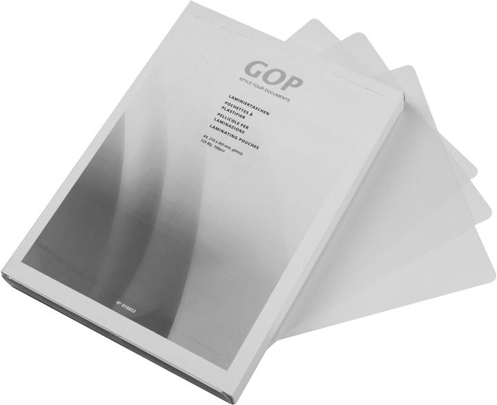 Actual product image GOP Foil pockets A4 (A4, 100 Piece, 125 µm)