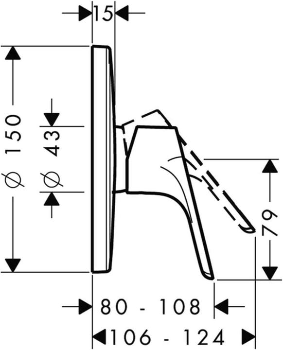 Produktbild hansgrohe Focus Chrom