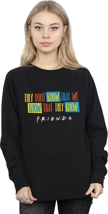Produktbild Friends They Don't Know Script Sweatshirt (L)