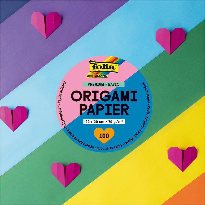 Actual product image Folia Premium folding sheets 65g/m², BASIC, 15x15cm (70 g/m², 100x)