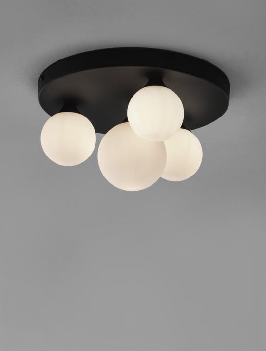 Actual product image Nova Luce EDEM ceiling light G9 4-fold black 17x28cm dimmable 9080128 (G9)