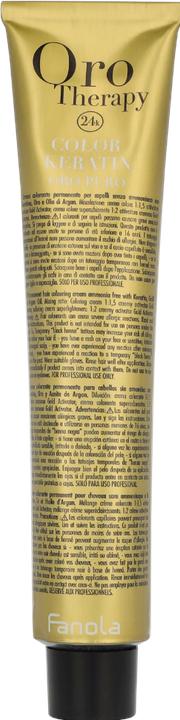 Image du produit Fanola Oro Therapy Color Keratin 7.3 Medium Blonde Gold 100ml (7.3 Or blond clair)