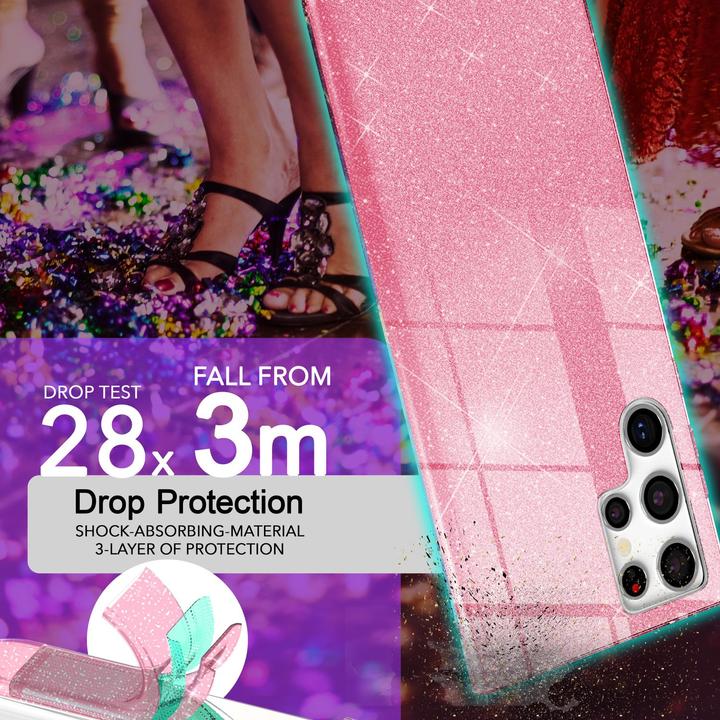 Image du produit Nalia Étui hybride pailleté (Samsung Galaxy S24 Ultra)