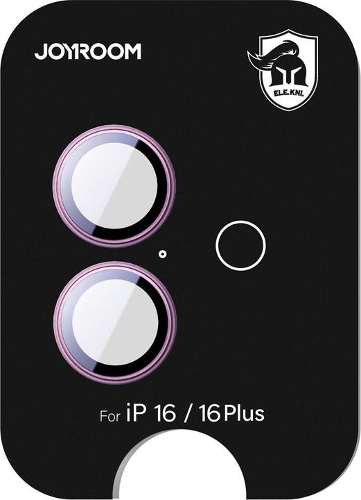 Produktbild Joyroom JR-MFY0259 Camera Lens Protector for 16/16 Plus-Pink (1 Stk., Apple iPhone 16, Apple iPhone 16 Plus)
