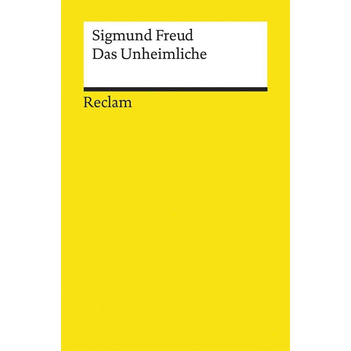 Das Unheimliche, Fachbücher von Sigmund Freud