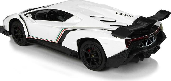 Produktbild Lean Toys Funkgesteuerter Lamborghini Veneno 1:24 weiss mit Fernbedienung