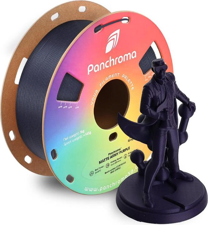 Actual product image Polymaker Panchroma™ PLA Matte Army (PLA, 1.75 mm, 1000 g, Green)