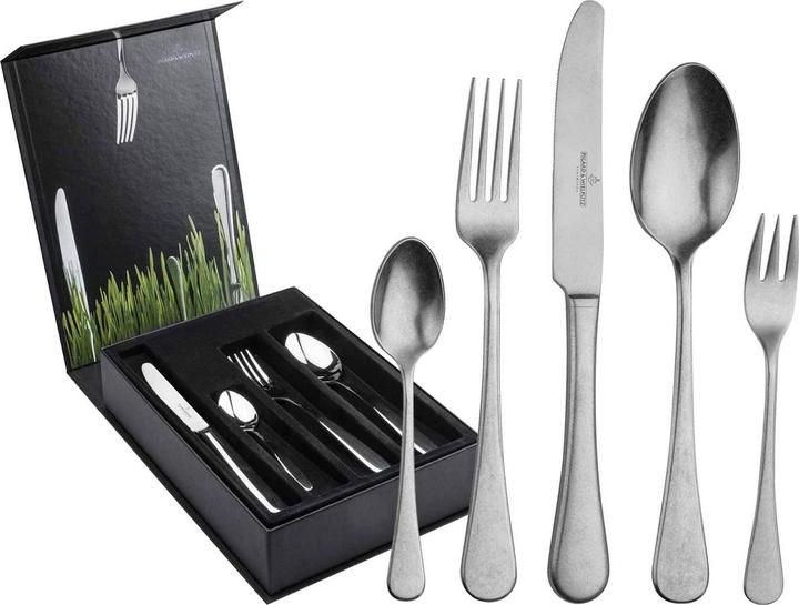 Picard & Wielpütz Landhaus Vintage Tafelbesteck inkl. Besteckbox (30 pcs)