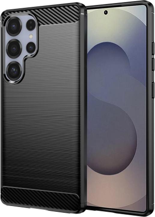 Produktbild Techsuit - Carbon Silicone - Samsung Galaxy S25 Ultra - Black (Samsung Galaxy S25 Ultra)