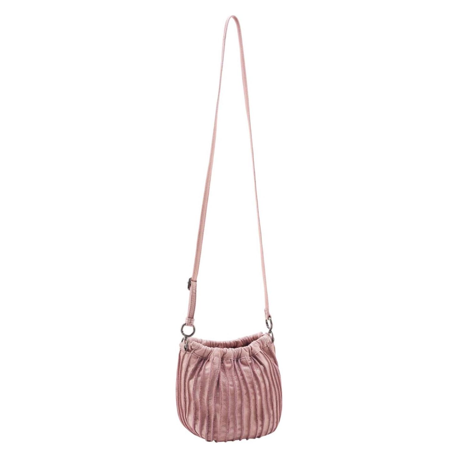 FredsBruder, Damen, Handtasche, Say Hello Beuteltasche Leder 22 Cm, Rosa