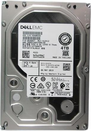 Dell 4TB Hard Drive SATA 6Gbps 7,2K RPM 512n 8,89cm 3,5Zoll CK (4 TB, 3.5")