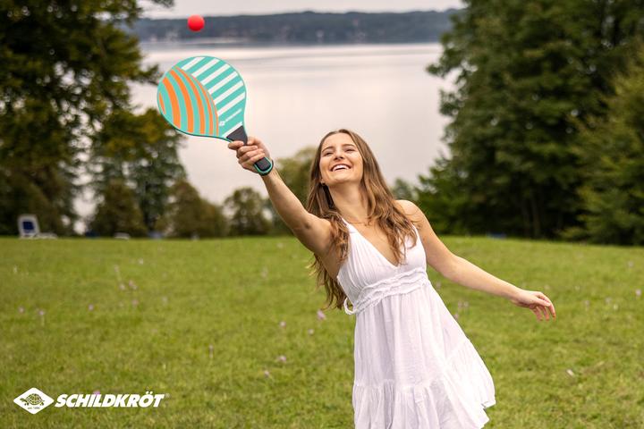 Actual product image Schildkröt Beach Paddle Ball Set XL (Assorted) (1 - 2 Players)