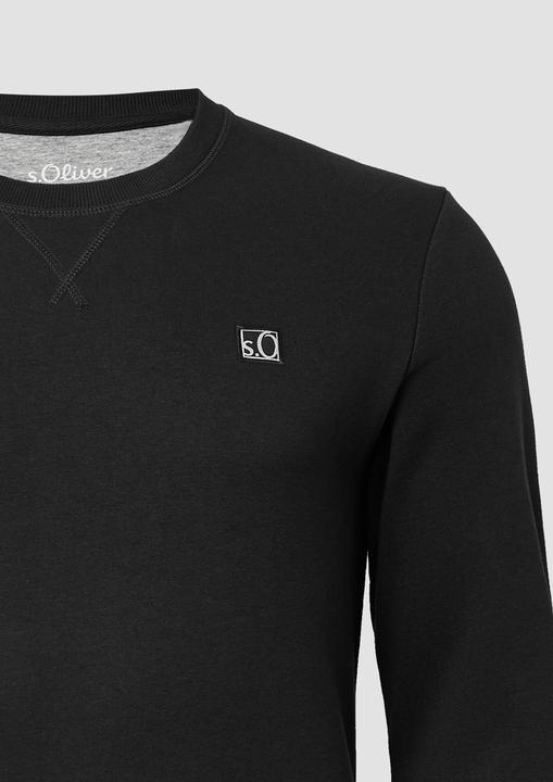 Produktbild s.Oliver Sweatshirt Sweatshirt aus Baumwollmix mit Crew Neck (XXL)