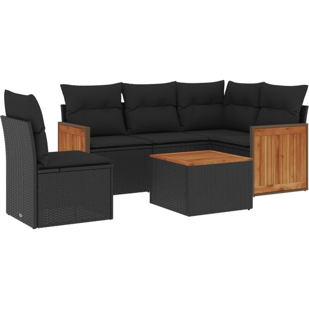VidaXL, Gartenlounge, 10-tlg. Garten-Lounge-Set mit Kissen