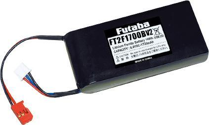 Actual product image Futaba 1700 mAh 6.6 V 2S1P (6.60 V, 1700 mAh)